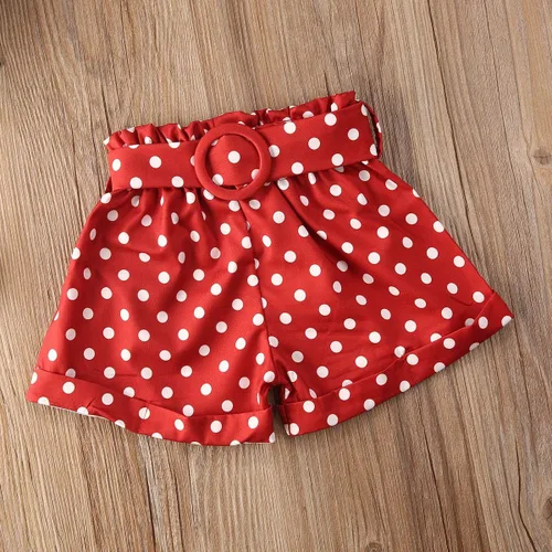 Vista 6 de GuliriFei Conjunto de pantalones cortos florales de verano para niñas pequeñas, camisetas cortas sin mangas + pantalones de flores con lazo, trajes