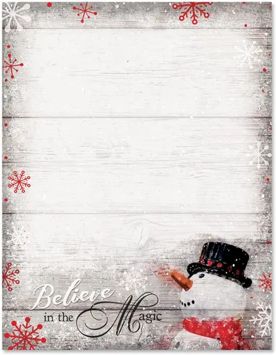Vista 16 de Current - Papelería navideña de campanas plateadas, para cartas de Navidad o notas escritas a mano, 25 hojas, 8½ x 11 pulgadas, compatible con Bells
