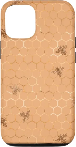 Vista 28 de Honey Comb Honey Bee Pretty Garden - Carcasa para iPhone 17