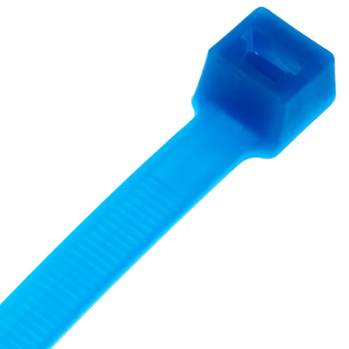 Vista 2 de Panduit PLT2S-C76 Pan-Ty Brida para cables de bloqueo, estándar, 7.4 pulgadas de longitud, Tefzel, Aqua (paquete de 100)