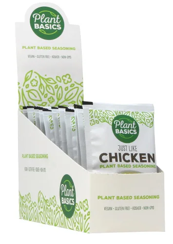 Vista 3 de Plant Basics - Condimento a base de plantas, al igual que el pollo, 2 onzas