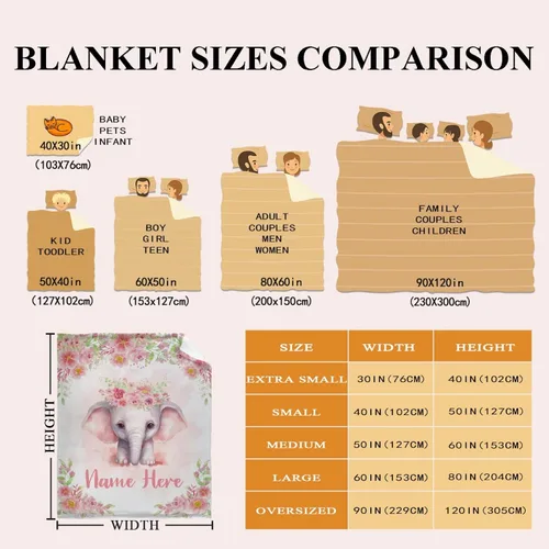 Vista 3 de Manta personalizada con nombre, suave, acogedora y ligera, con nombre para sofá o cama, regalo personalizado, unisex, tamaño XS, 40 x 30 pulgadas