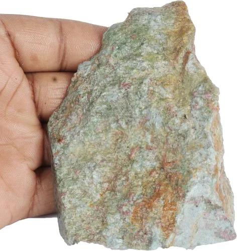 Vista 3 de GEMHUB Piedra preciosa suelta de cristal curativo de zoisita de rubí crudo de 1372.75 CT, M, Gema, tanzania rubí zoisita