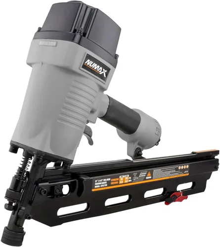 Vista 11 de NuMax SFR2190WN Clavadora neumática de 21 grados con cabeza redonda completa de 3-1/2" y clavos (500 unidades)