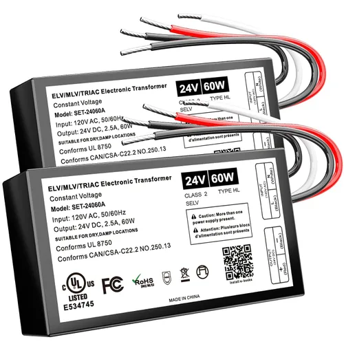 Vista 16 de 2 unids 60 W regulable LED controlador 12 V, Triac/ELV/MLV AC a DC se adapta a Lutron For Leviton Dimmer,Dimmable led Power Supply 60W 12V Class2