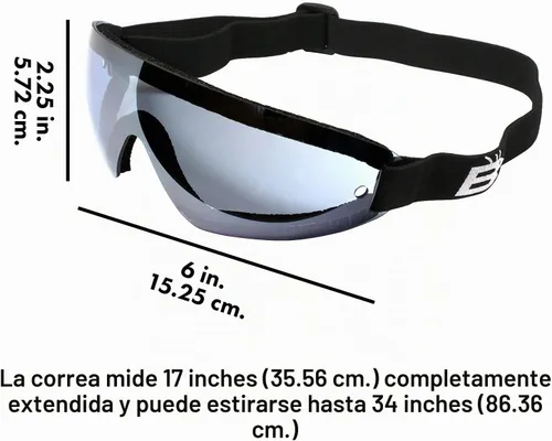 Vista 6 de Birdz Eyewear Serie Wing - Gafas de protección azul Lens