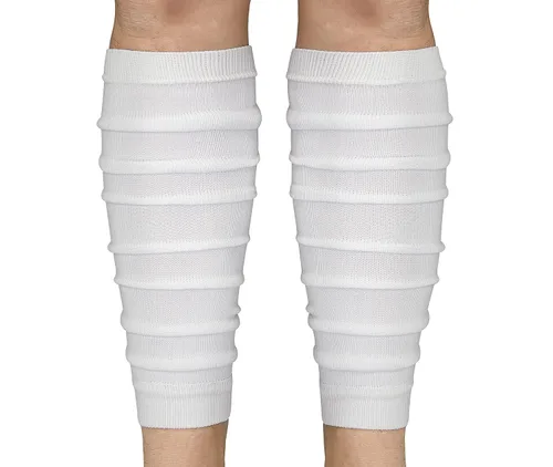 Vista 7 de Yxmeiguo Mangas de compresión de pantorrilla - Mangas para piernas para fútbol, correr y deportes - atletas adultos, color negro