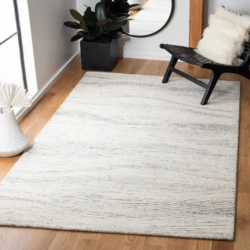 Vista 15 de SAFAVIEH Metro Collection - Alfombra decorativa de 2 x 3 pies, azul y marfil, diseño transicional, ideal para áreas de alto tráfico en pasillo, baño