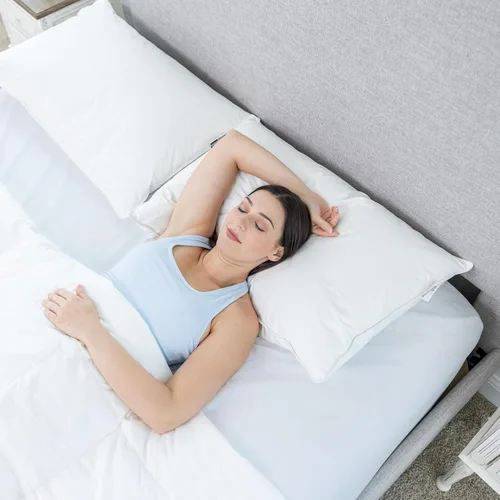 Vista 5 de Almohada similar a las almohadas supremas de conformidad con las noches de descanso descontinuadas para dormir, tamaño estándar