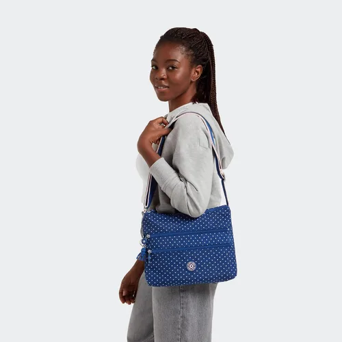 Vista 4 de Kipling Bandolera Alvar para mujer, súper ligera, duradera, bandolera de nailon