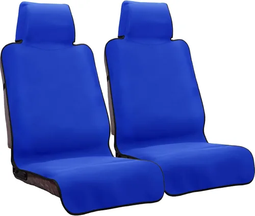 Vista 9 de Funda de asiento impermeable, protector de asiento de automóvil mejorado contra el sudor, perfecto para asiento universal antideslizante de Negro