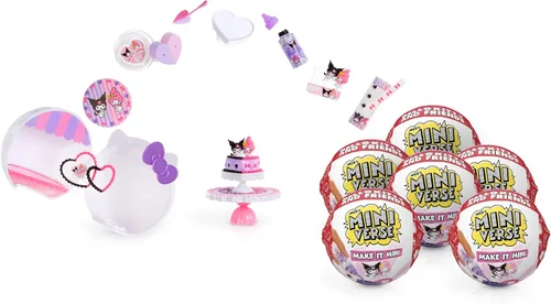 Vista 9 de MGA's Miniverse Make It Mini Hello Kitty y sus amigos Serie 2 Mini Coleccionables, Sanrio, embalaje sorpresa, DIY, manualidades, resina para jugar