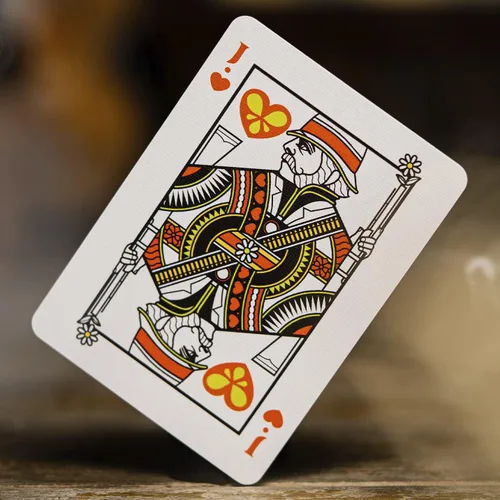Vista 8 de theory11 Las cartas de juego premium de los Beatles - Baraja naranja oficialmente licenciada para coleccionistas