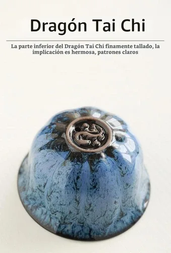 Vista 5 de Macetas para suculentas con drenaje en relieve con patrón de dragón en relieve, bandeja de bambú, maceta de cerámica, 4 piezas, macetas, macetas