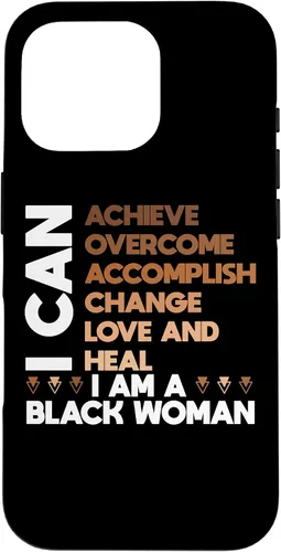 Vista 19 de iPhone 11 Pro Max poderoso negro mujer afirmación afroamericana orgullo caso