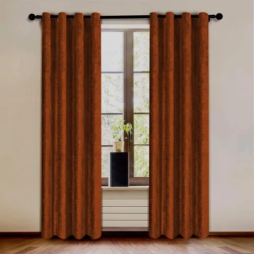 Vista 5 de KEMCO Panel de cortina opaca de felpilla de doble cara para sala de estar, dormitorio, dormitorio, sala de estar, oficina, con aislamiento térmico