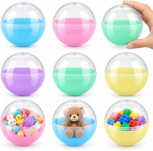 Vista 16 de Sosation 1,1 pulgadas 150 PC Gumball máquina expendedora cápsula, color Color elegante