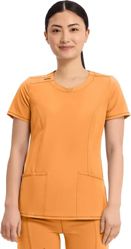 Vista 20 de Cherokee Infinity - Camiseta médica con cuello redondo y 3 bolsillos para Negro