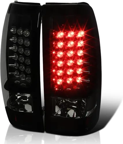 Vista 9 de SPEC-D TUNING Luces traseras LED de carcasa negra compatibles con Chevy Silverado 1500 2500 3500 2003-2006, Chevy Silverado 3500 2004-2006, montaje
