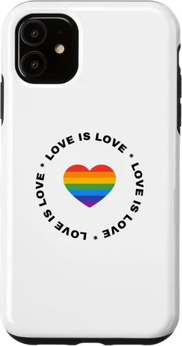 Vista 5 de iPhone 15 LGBTQ Community Lesbian Gay Bi Trans Love Is Love Culture Case