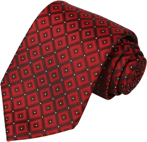 Vista 84 de KissTies Mens Checkered Tie Set Solid Color Festive Necktie + Pocket Square