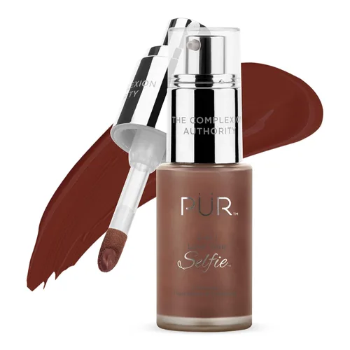 Vista 16 de PÜR MINERALS 4-in-1 Love Your Selfie Foundation & Concealer - Longwear Medium-to-Full Coverage Liquid Makeup Foundation with Hydrating Blend for