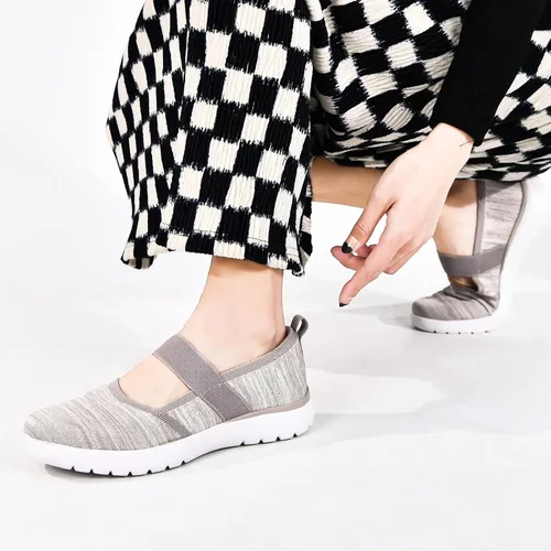 Vista 2 de HONHOLD Zapatos Mary Jane para caminar para mujer, zapatos casuales de enfermería, cómodos, antideslizantes, para trabajo y oficina