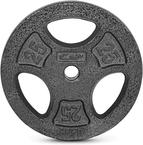 Vista 12 de CAP Barbell Placas de peso de agarre estándar de 1 pulgada