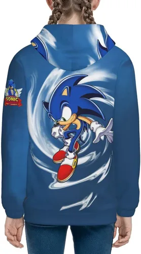 Vista 4 de Roecytu Kids Hoodie 3D Cartton Printed Teen Pullover Hooded Clothes With Pocket Sweatshirt For Boys Girls Clothing