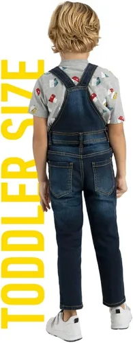 Vista 3 de OFFCORSS Overol para bebé, ajustable para el crecimiento, algodón duradero, diseño unisex para niños y niñas, cómodo