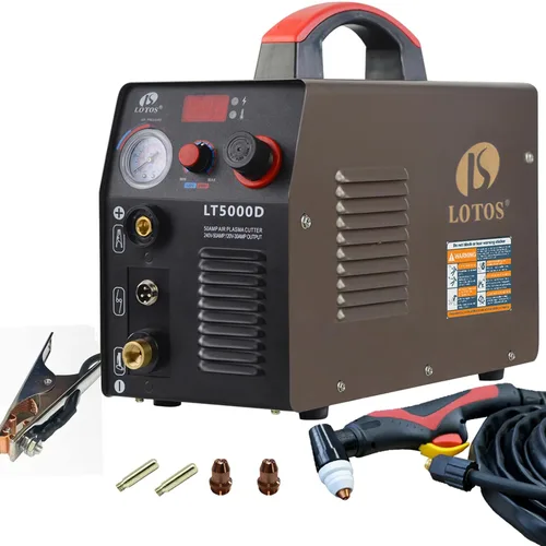 Vista 10 de LOTOS LTP5000D Cortador de plasma, actualización 2024 de 5/8" 16 mm corte limpio 3/4" 20 mm corte de separación 50A sin arco piloto plasma metal