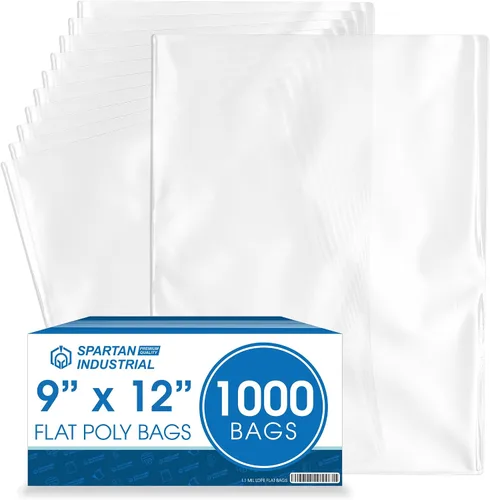 Vista 9 de Bolsas de polietileno transparentes planas de extremo abierto de 4" X 6" (1000 unidades) - 1.1 mil