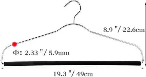 Vista 2 de Perchas extra anchas para cortinas y mantas, resistentes que ahorran espacio con tubo antideslizante, ideales para edredones, sacos de dormir