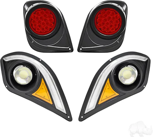 Vista 4 de Kit de luces Red Hawk para Yamaha Drive2 12V-48V
