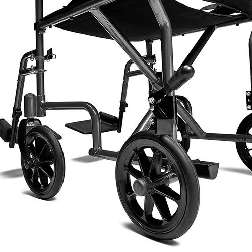 Vista 5 de Silla de ruedas de aluminio ligero, de Graham Field, EJ784-1, 19", Plateado