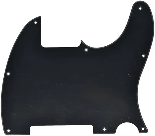 Vista 13 de KAISH Golpeador de 8 agujeros, liso, para guitarra Telecaster Esquire, perla de abulón