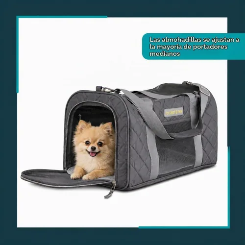 Vista 5 de rocket & rex Almohadillas Premium Lavables para Transportadoras de Mascotas, Reutilizables, Impermeables y Absorbentes, Almohadillas para Perros