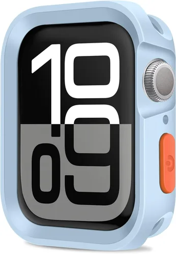 Vista 14 de Amizee Estuche Resistente Compatible con Apple Watch Series 9/8/7 41mm SE 3/2/1 Series 6/5/4 40mm, Funda Protectora de TPU Blanda a Prueba de Golpes