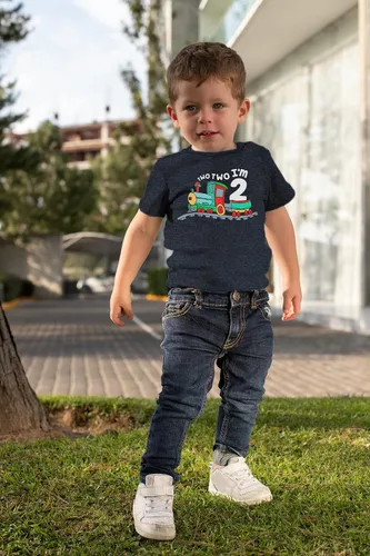 Vista 6 de Unordinary Toddler Camisa de 2 cumpleaños para niño Chugga Chugga Two Two Train im Two Year Old Second Birthday