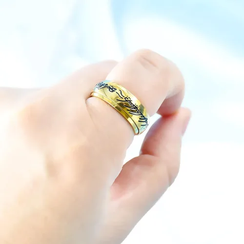 Vista 5 de Anillo de poder para hombres y mujeres, anillo para ansiedad de Lord of the Rings