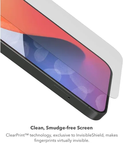 Vista 3 de ZAGG InvisibleShield Glass Elite+ Plus - Protector de pantalla para iPhone SE (2ª generación 2020 y 3ª generación 2022), iPhone 8 y iPhone 7, vidrio