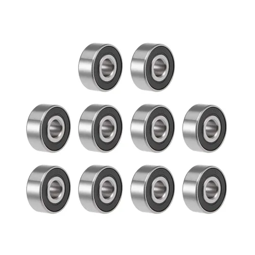 Vista 13 de uxcell 1616-2RS Rodamiento de bolas de ranura profunda Rodamientos de palanca Z2 sellados de 1/2 pulgadas x 1-1/8 pulgadas x 3/8 pulgadas, 10