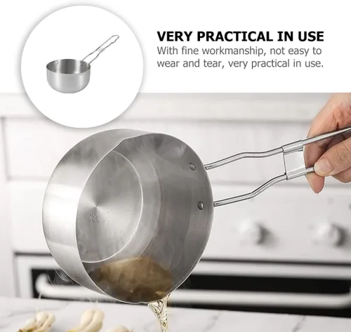 Vista 3 de MAGICLULU Olla multifunción de acero inoxidable con tapa de cacerola para suministros de cocina