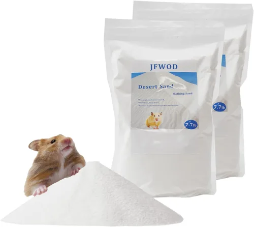Vista 11 de Arena de baño para hámster, 3lb arena del desierto libre de polvo o arena para orinal para hámster, chinchillas, jerbo, hámster sirio, ratones, Beige