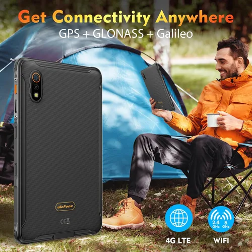 Vista 7 de Ulefone Armor Pad Pro Rugged Tablet, Octa Core 16 GB + 128 GB, 48 MP + 32 MP, 7650 mAh, tableta impermeable IP69K de 8 pulgadas, Android 13