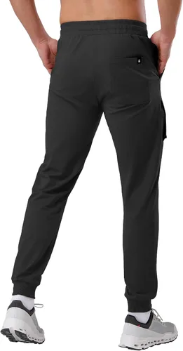 Vista 3 de Pioneer Camp Pantalones deportivos para hombre, ligeros, para entrenamiento, gimnasio, correr, con bolsillos, para atletismo, casual, para atletismo