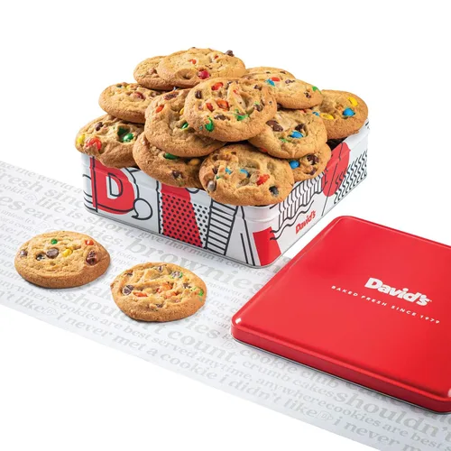 Vista 10 de David's Cookies Galletas recién horneadas – Deliciosa variedad suave hecha a mano – Exquisito regalo gourmet para amigos y familiares en ocasiones