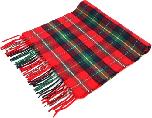 Vista 146 de Bufanda de invierno Achillea suave y cálida, de tartán, a cuadros, de cachemira, unisex