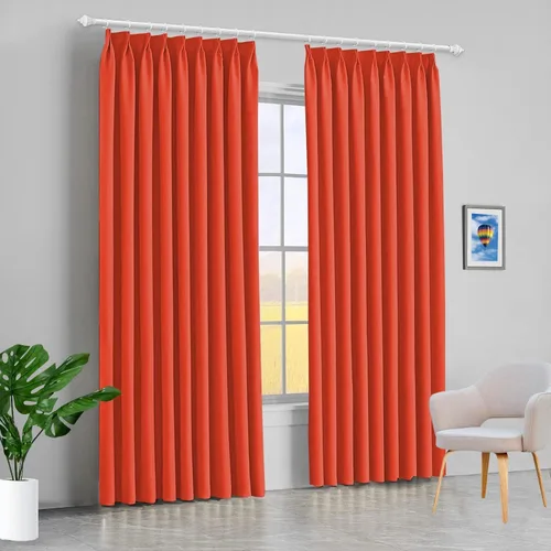 Vista 25 de Cortinas opacas para ventanas con ganchos y alzapaños (rosa, 52.0 x 71.7 in, 1 panel)