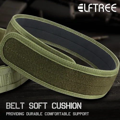 Vista 6 de Cinturón táctico de batalla MOLLE de 2 pulgadas con cinturón interior y almohadilla antideslizante Inner Belt & Inner Anti-Slip Pad 2-In-1 System